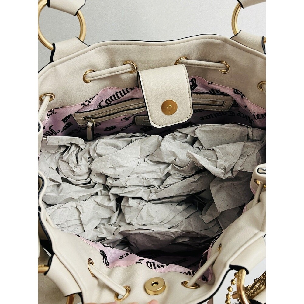 Juicy Couture The Key To Juicy Tote Daydreamer Tote Bag Liquorice Black NWT - Picture 4 of 5